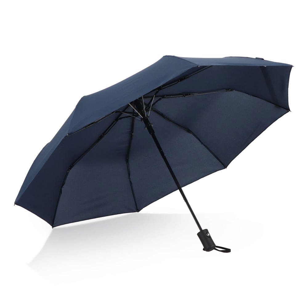 Daintree 190T Pongee 21.5" Opvouwbare winddichte paraplu Auto open - Donkerblauw