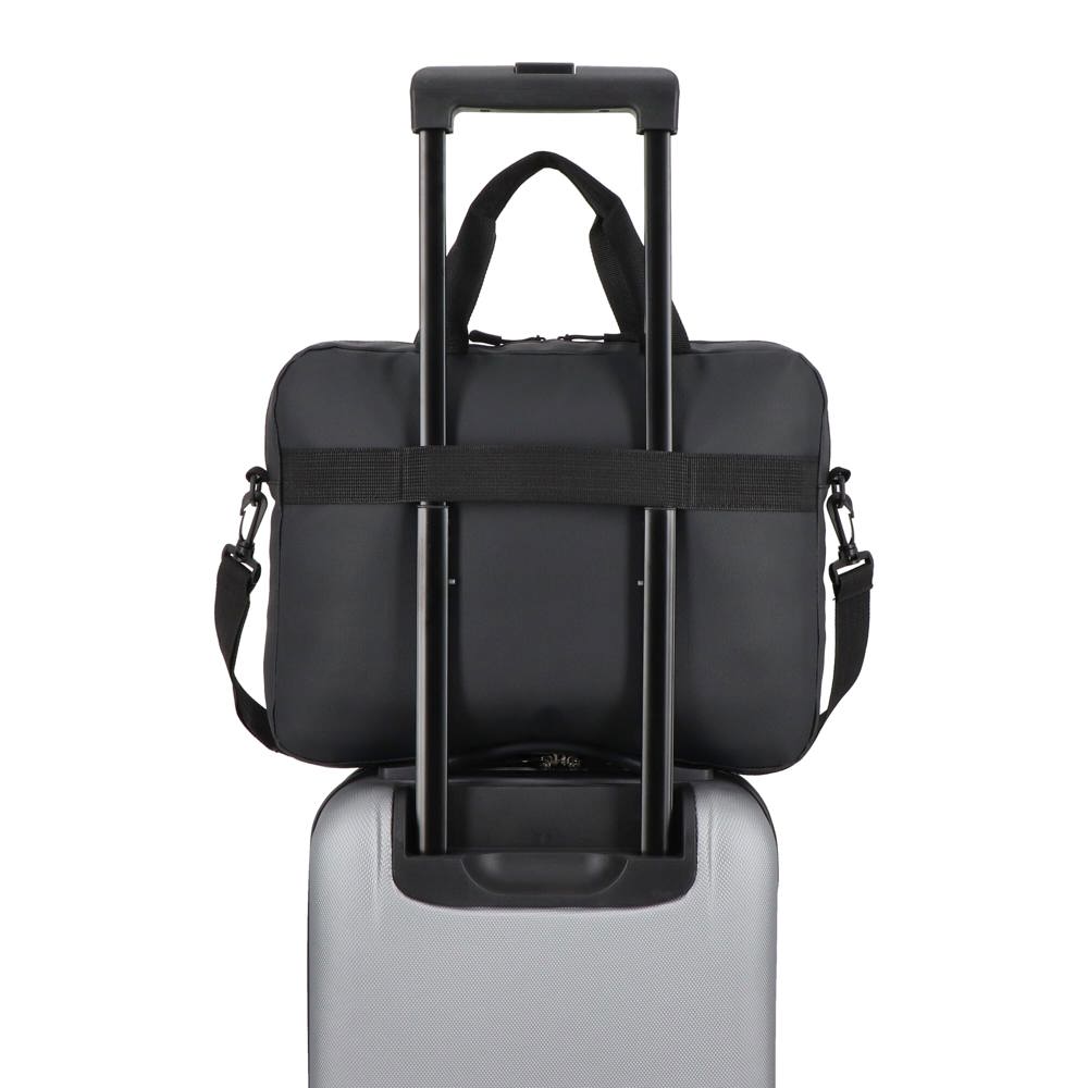 PU SoMa laptop messenger tas 28 x 38 x 5 cm
