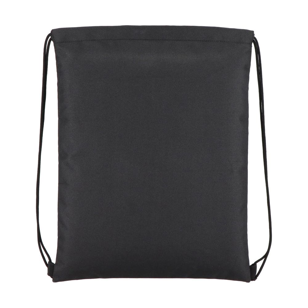 PU gecoorde 600D gerecycled PET trekkoordtas 33 x 42 cm
