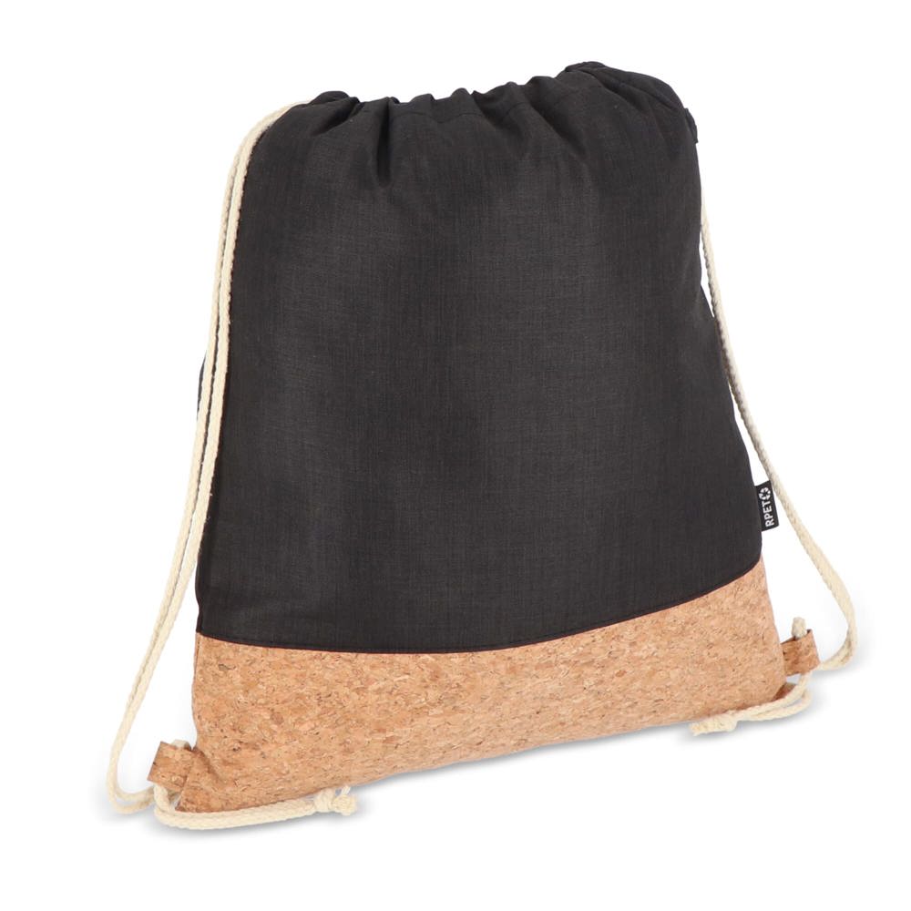 Koordzak R-PET &amp; kurk 35 x 40cm - Zwart