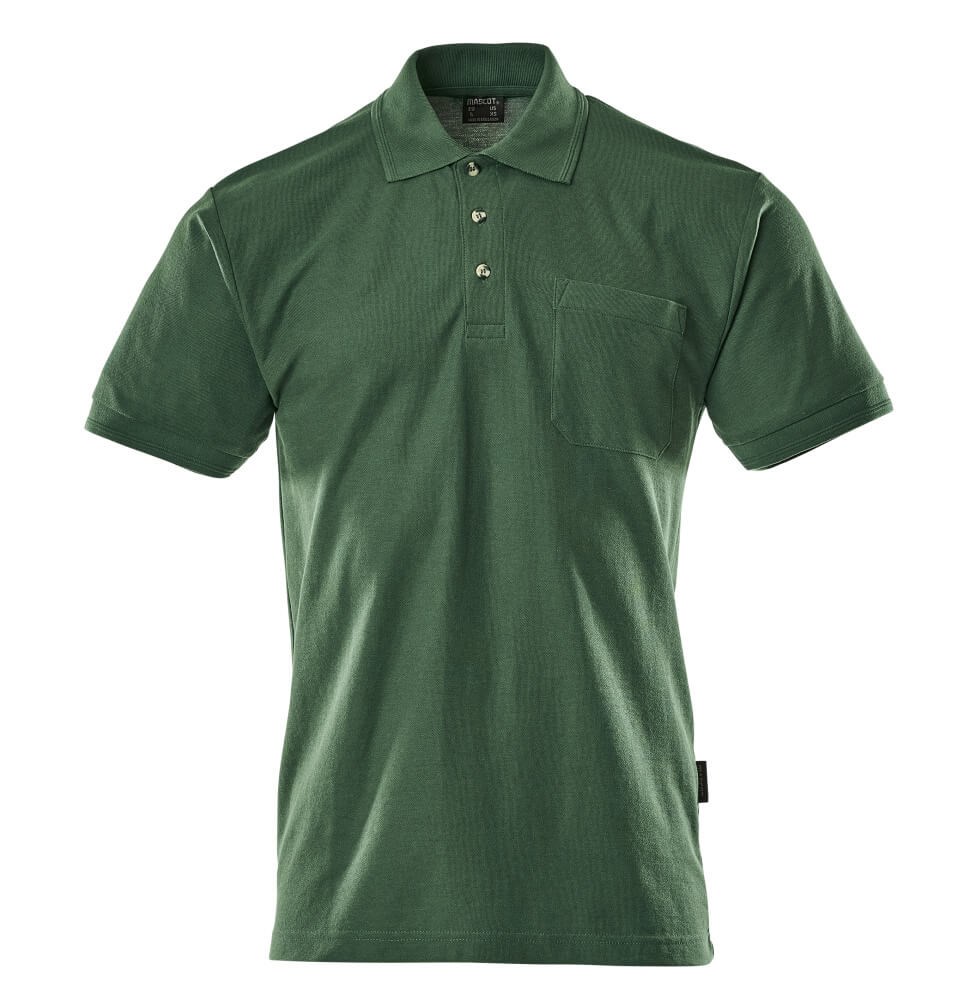 Poloshirt met borstzak - Groen
