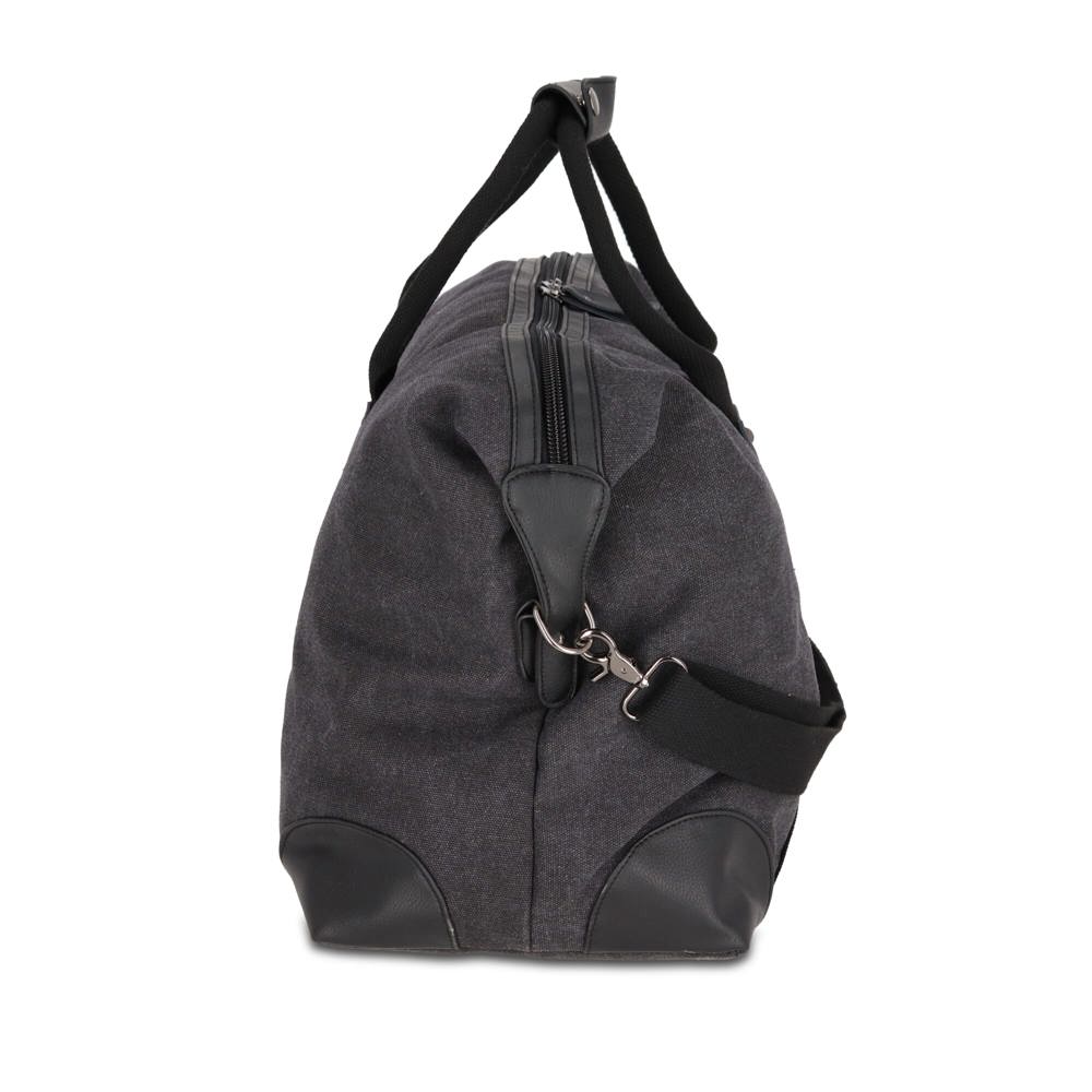 Gerecycled katoenen canvas weekendtas Harper