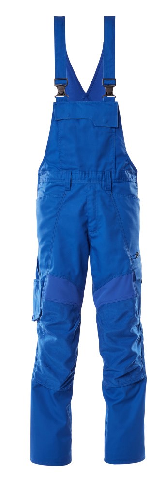 Amerikaanse overall met kniezakken - helder blauw