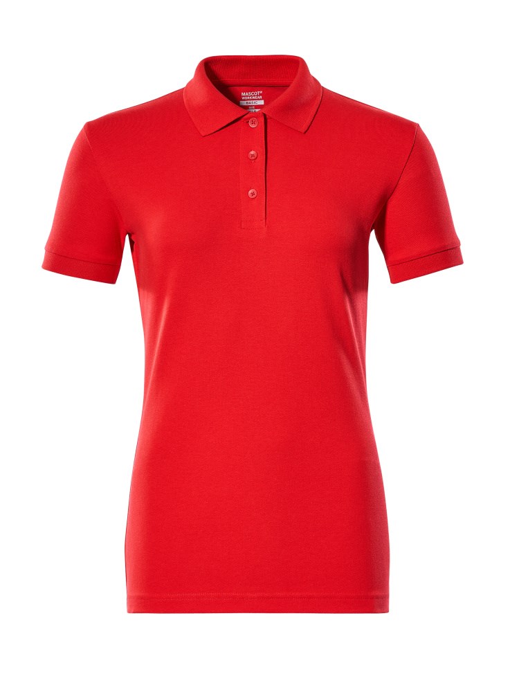 Poloshirt - signaalrood