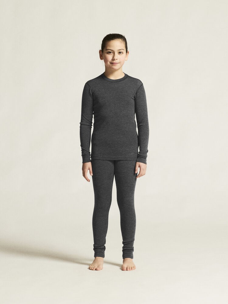 Craft - Wool Merino Set J Black Melange 110/116
