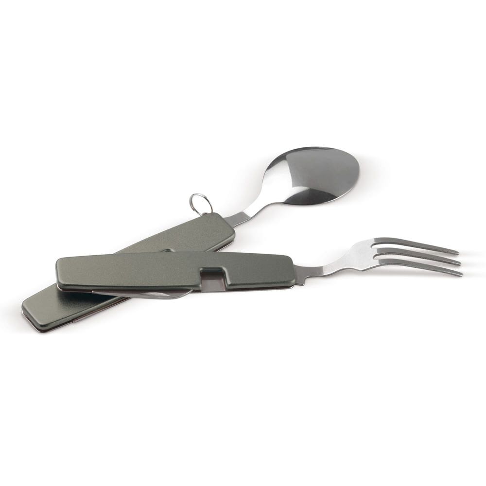 Inklapbaar bestek in multi-tool - Donker gun metal