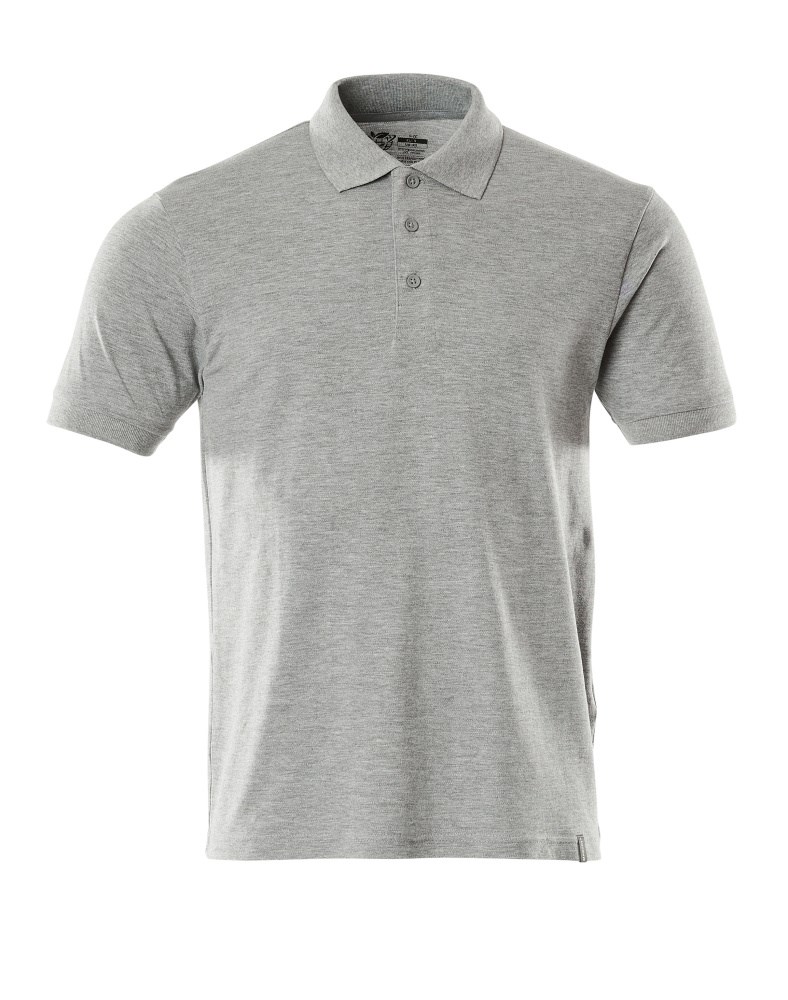 Poloshirt - grijs-gemêleerd