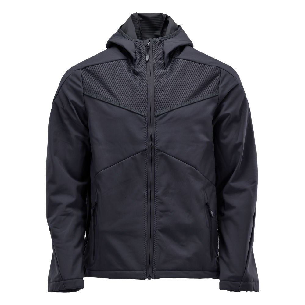 Softshell jas met capuchon