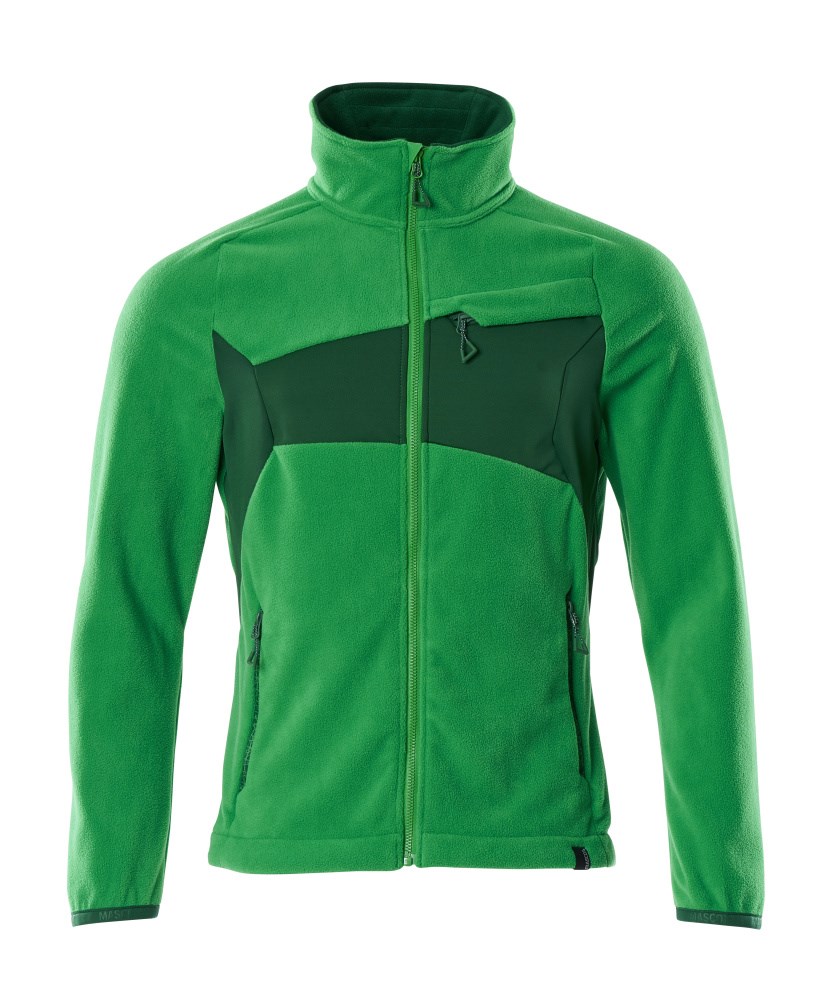 Fleece jas - helder groen/groen