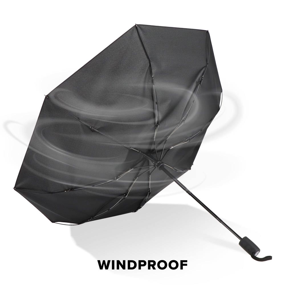 Taman Pongee 21" Opvouwbare winddichte paraplu Auto open &amp; close