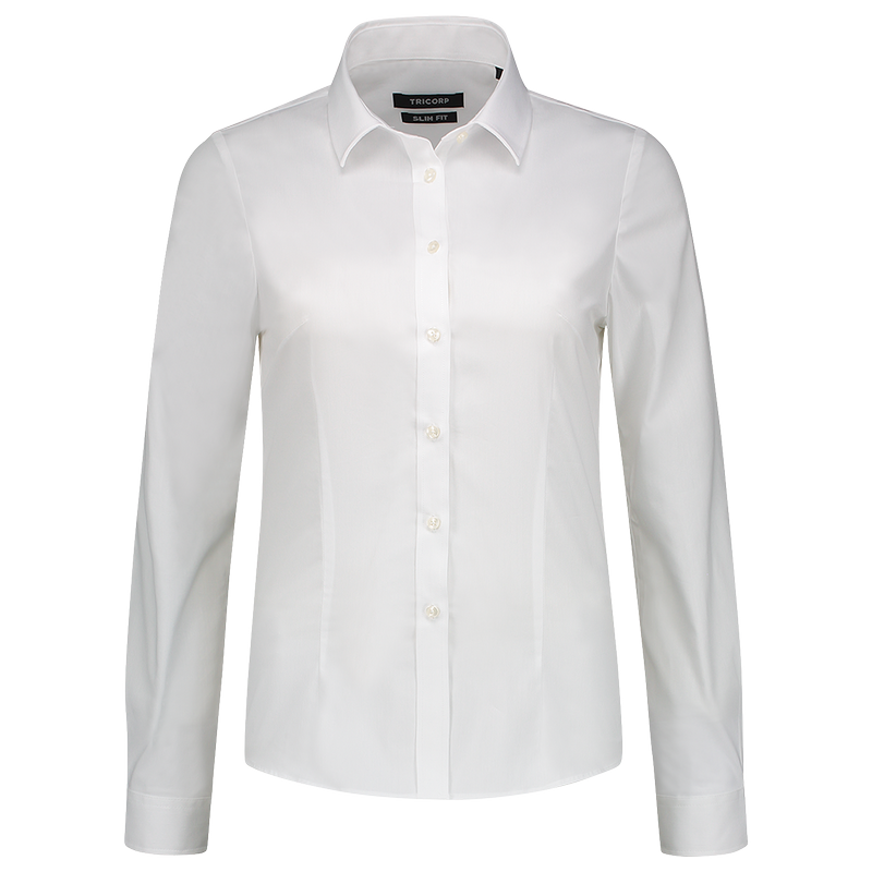 TRICORP Blouse Stretch Fitted - White