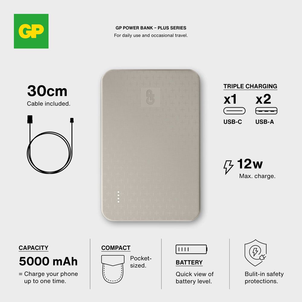 GP B+ Series Powerbank 5000 mAh