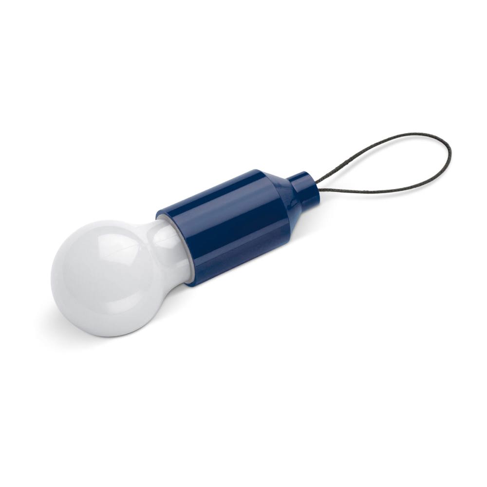 Sleutelhanger gloeilampje - Donkerblauw