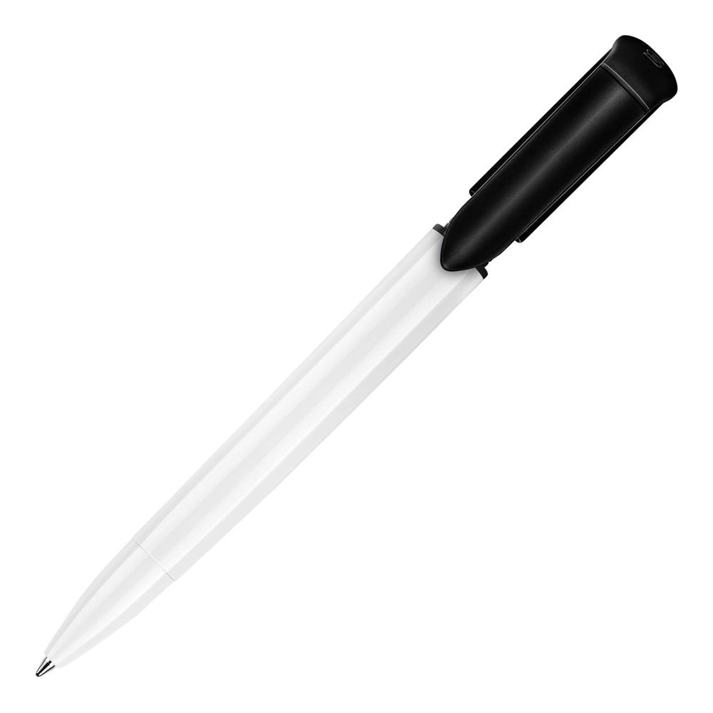 Balpen S40 Colour hardcolour - Wit / Zwart