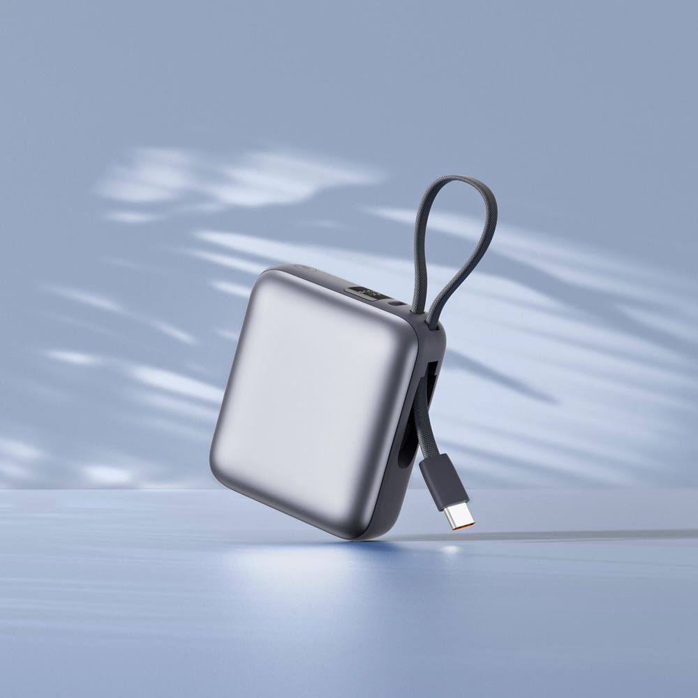 Nova Powerbank 22.5W Power Delivery met ingebouwde kabels 10000 mAh