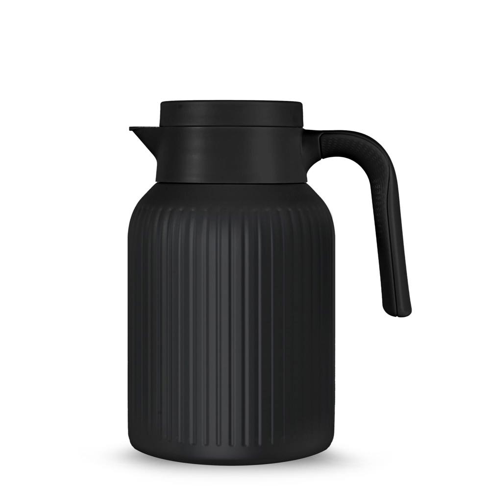 Sagaform Trine Thermoskan (gerecycled) 1.5 L - Zwart