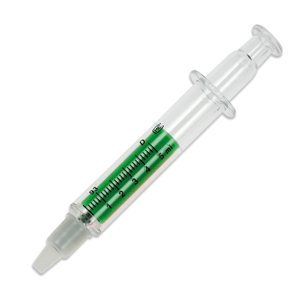 Markeerstift spuit - Transparant / Groen