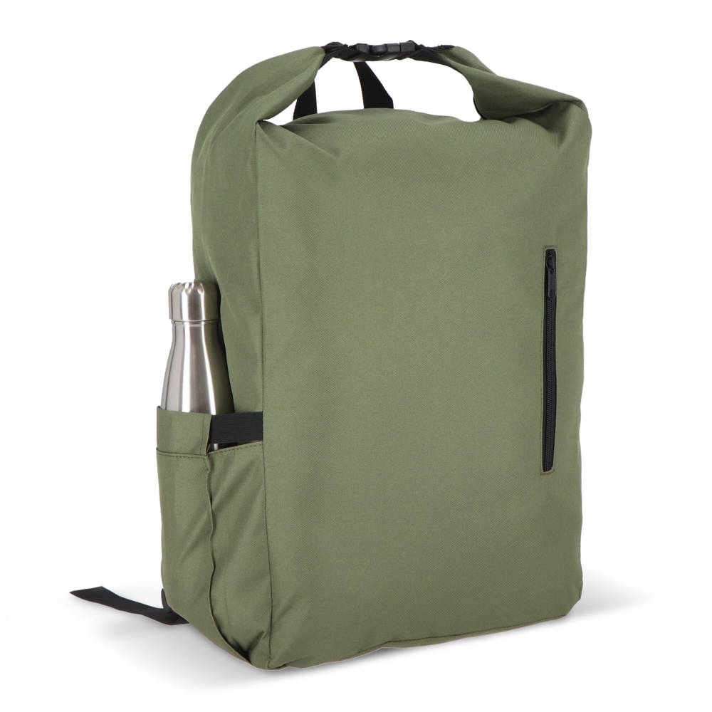 R-PET 600D Rolltop gesp rugzak 20L