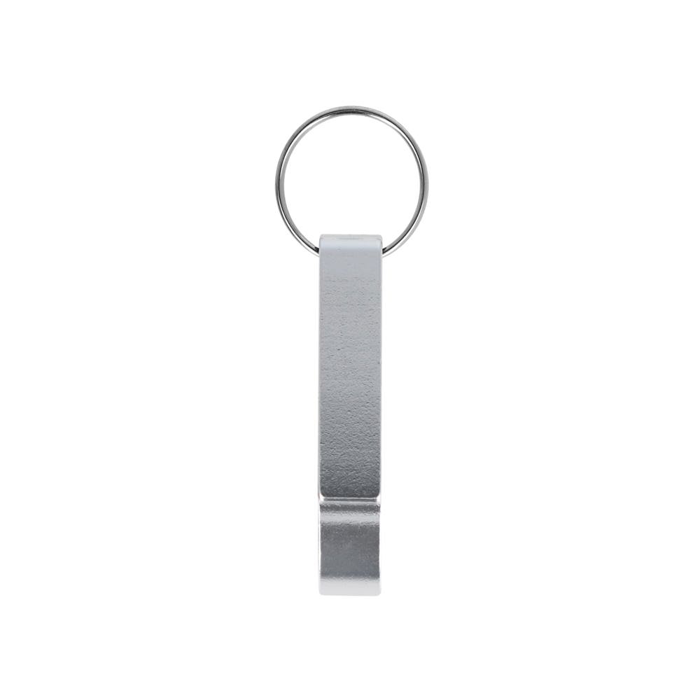 Flesopener sleutelhanger - Zilver