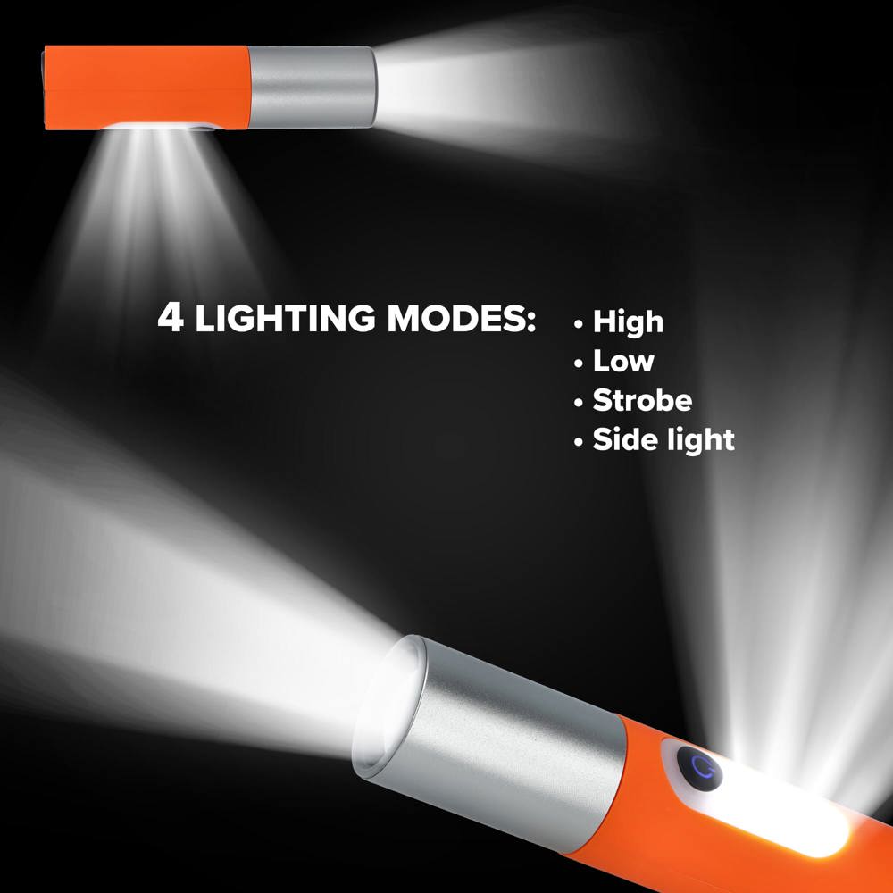 Oplaadbare 10 W LED-zaklamp met zoomfunctie 300 lm