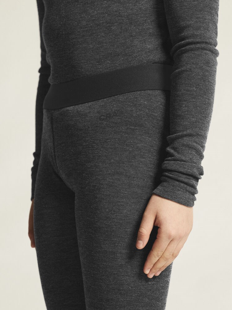 Craft - Wool Merino Set J Black Melange 110/116