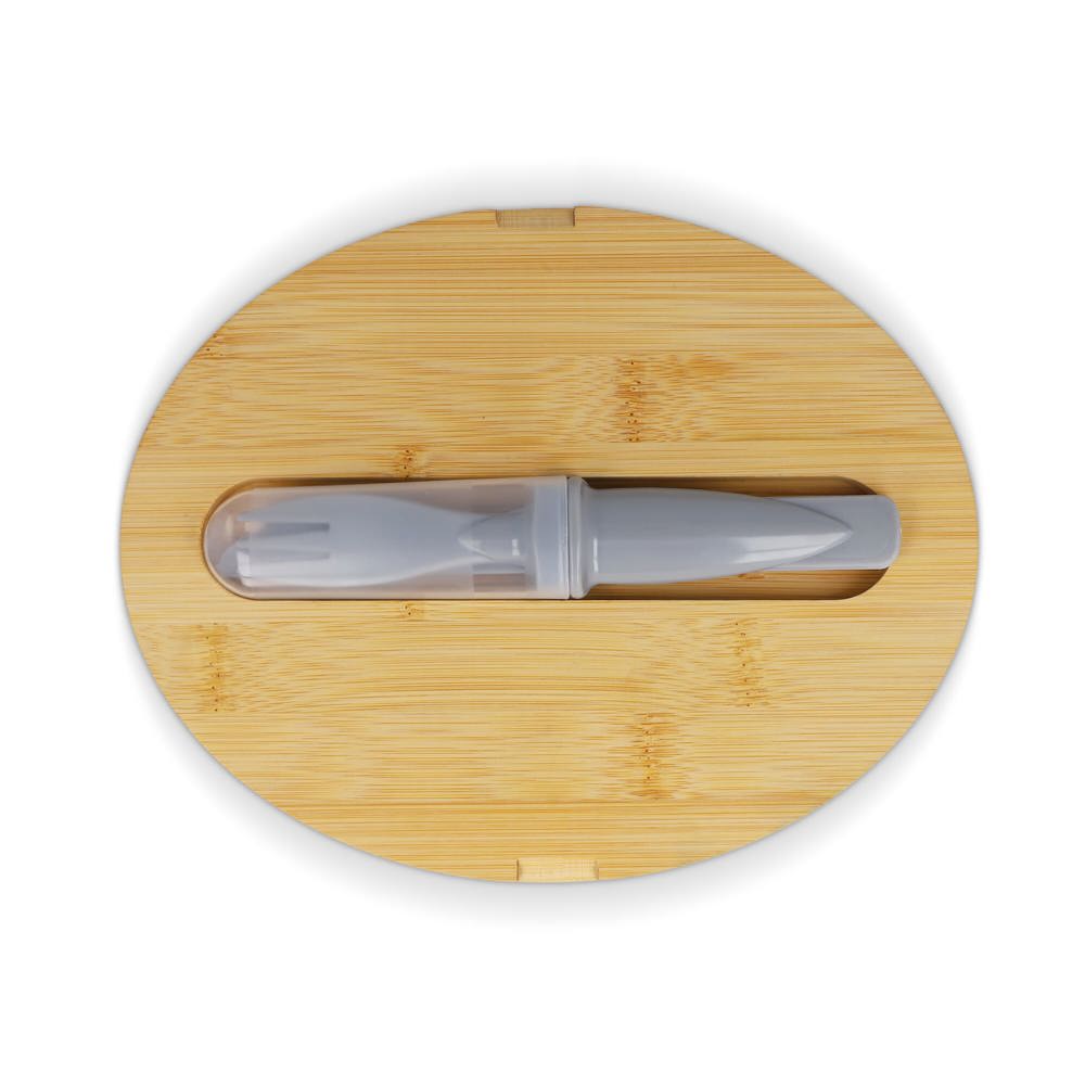 Lunchbox R-PP &amp; bamboe met bestek - 1L