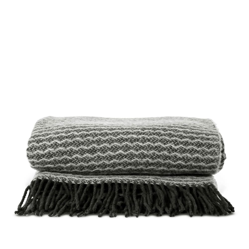 Sagaform Ulli 100% New Zeeland wool deken - Grijs