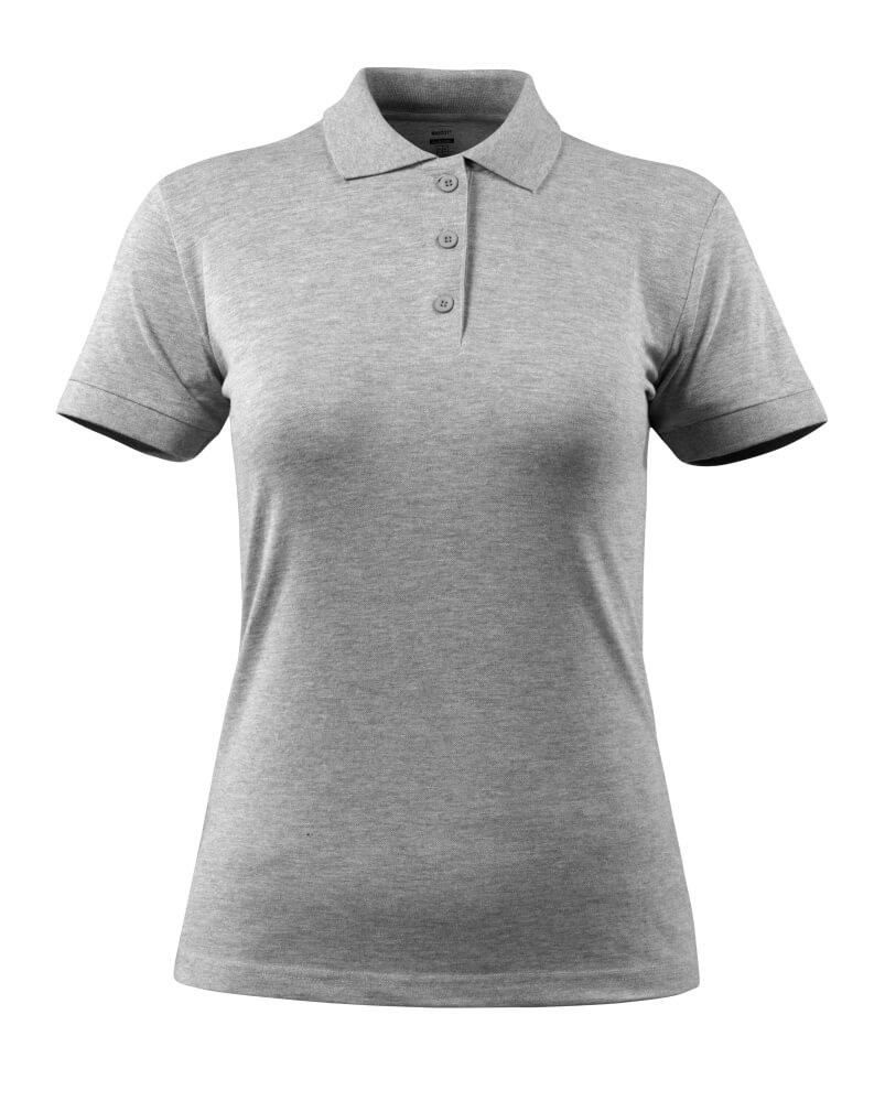 Poloshirt - grijs-gemêleerd