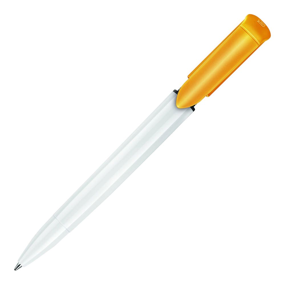 Balpen S40 Colour hardcolour - Wit / Geel