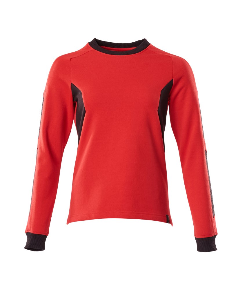 Sweatshirt - signaalrood/zwart