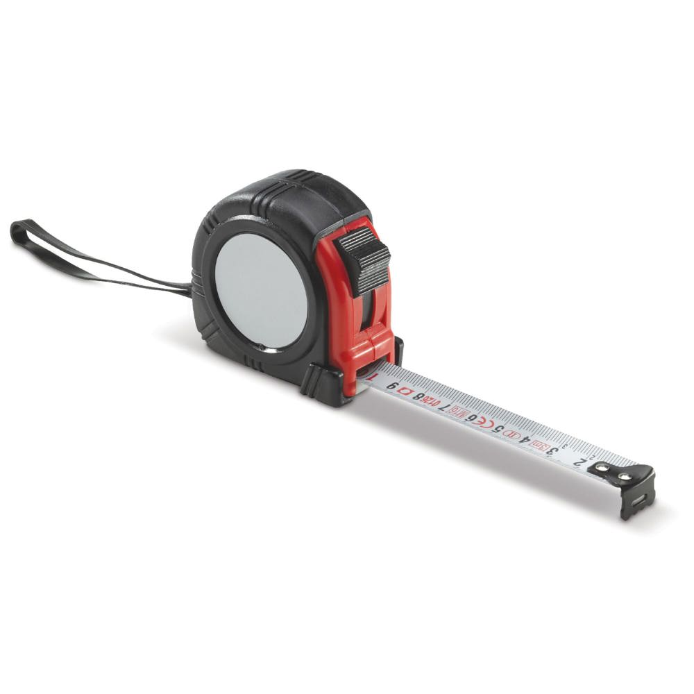 Rolmaat 3 meter - Rood