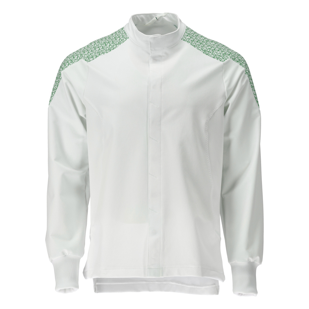 Jas - wit/helder groen