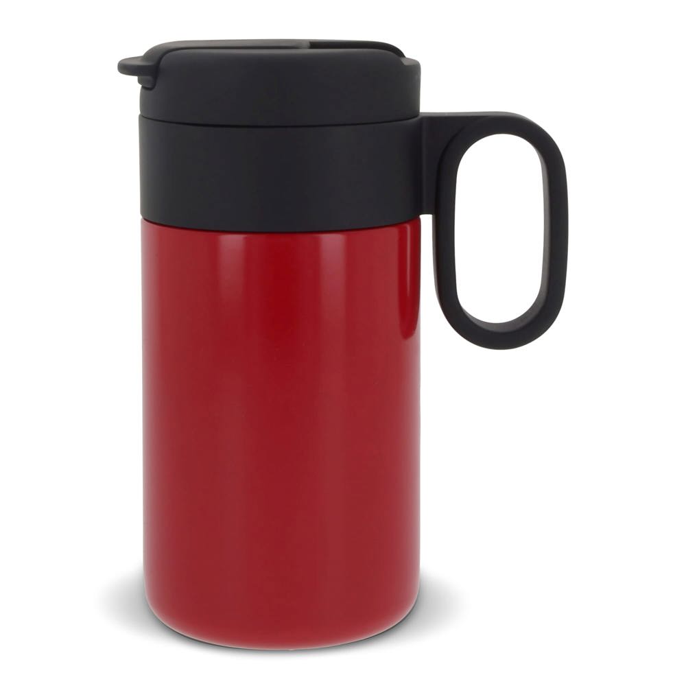 Thermofles Flow met handvat 250ml - Rood