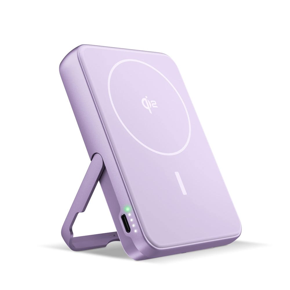 Fresh 'n Rebel Draadloze Powerbank 10000mAh Geschikt voor MagSafe - Lila