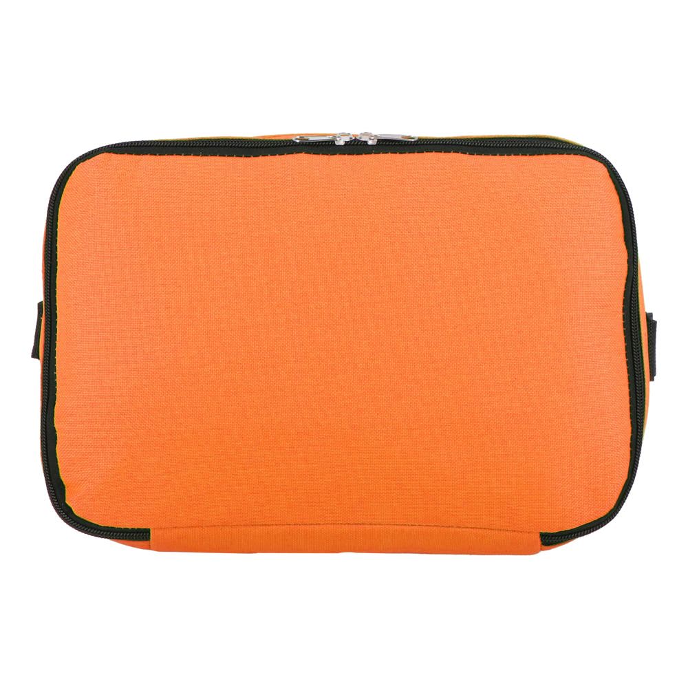 R-PET 600D koeltas met dubbele compartimenten, 30 x 20 x 24 cm, 12L