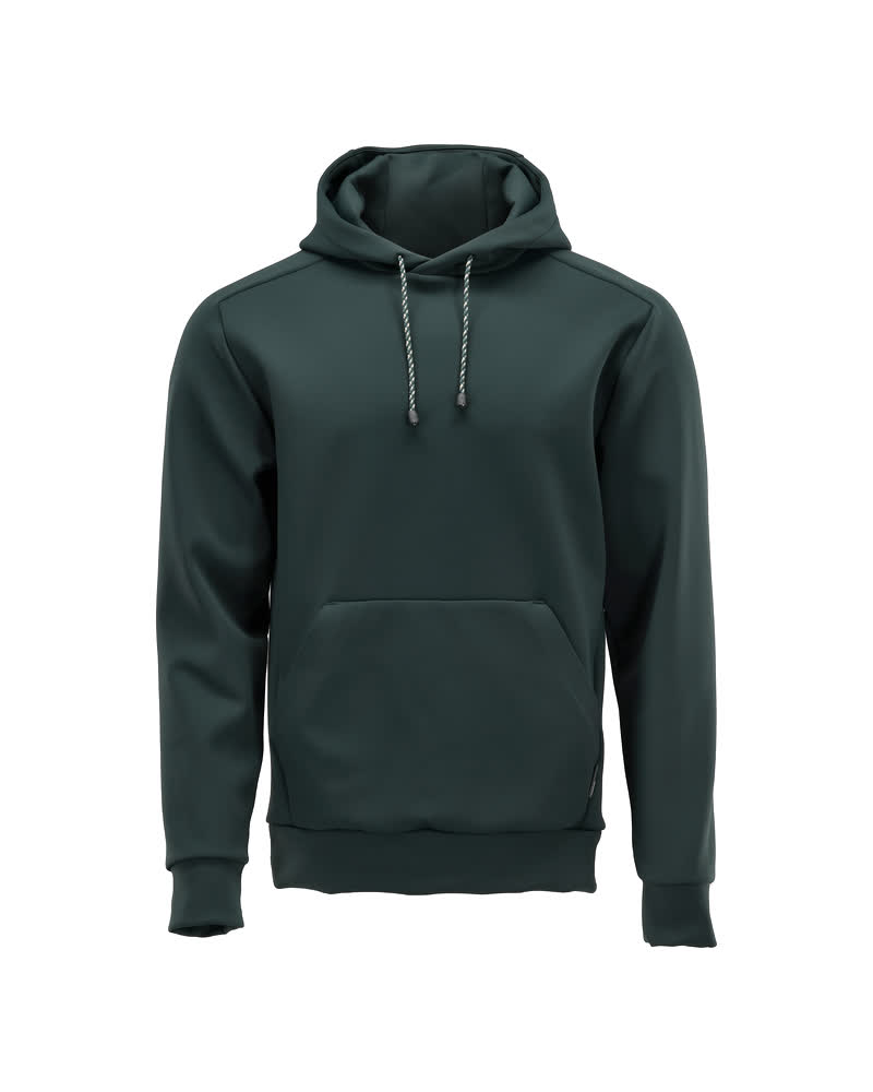 Fleece capuchontrui - bosgroen
