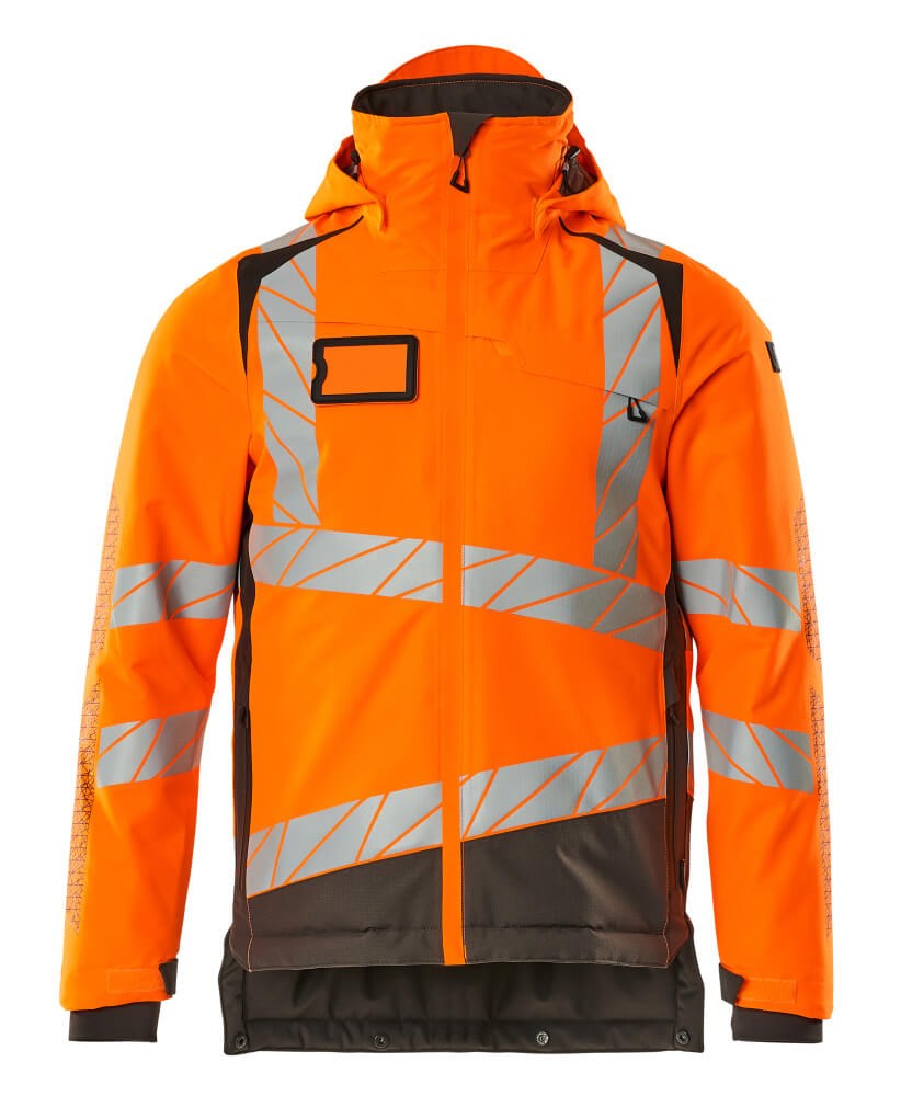 Winterjas - hi-vis oranje/donkerantraciet