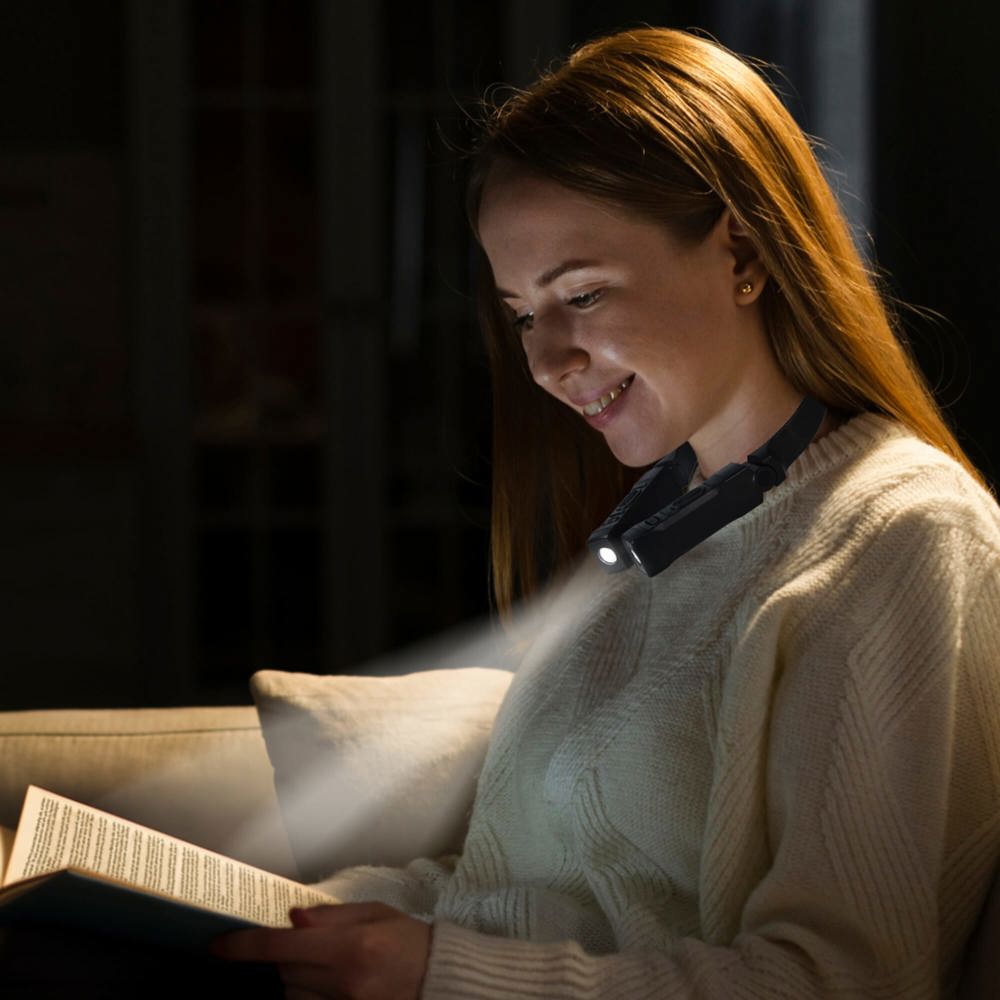 Oplaadbare handsfree nekzaklamp