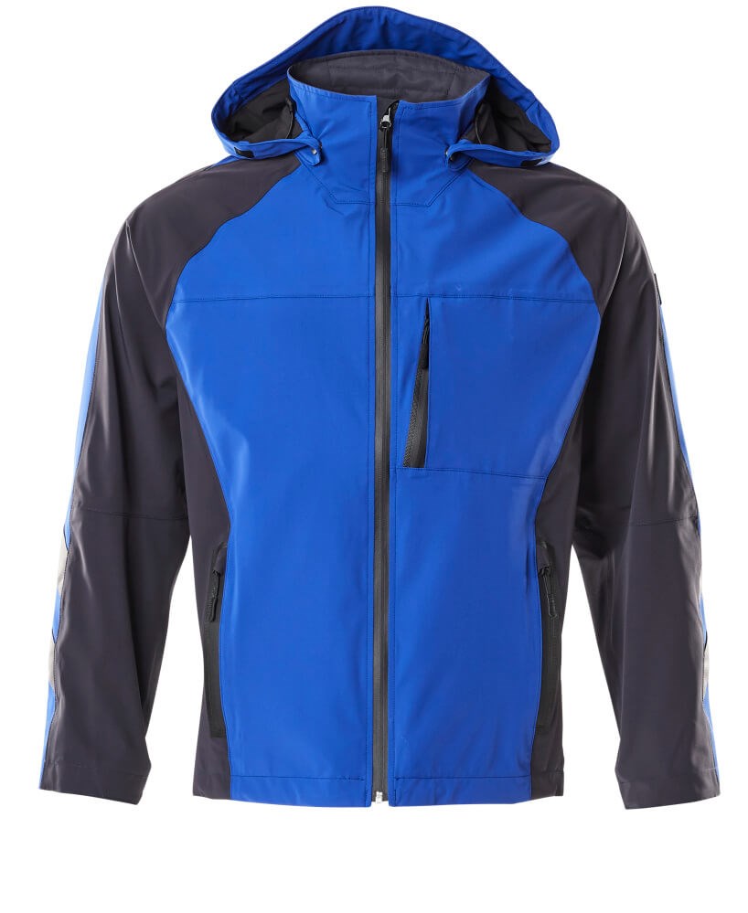 Shell jas - korenblauw/donkermarine