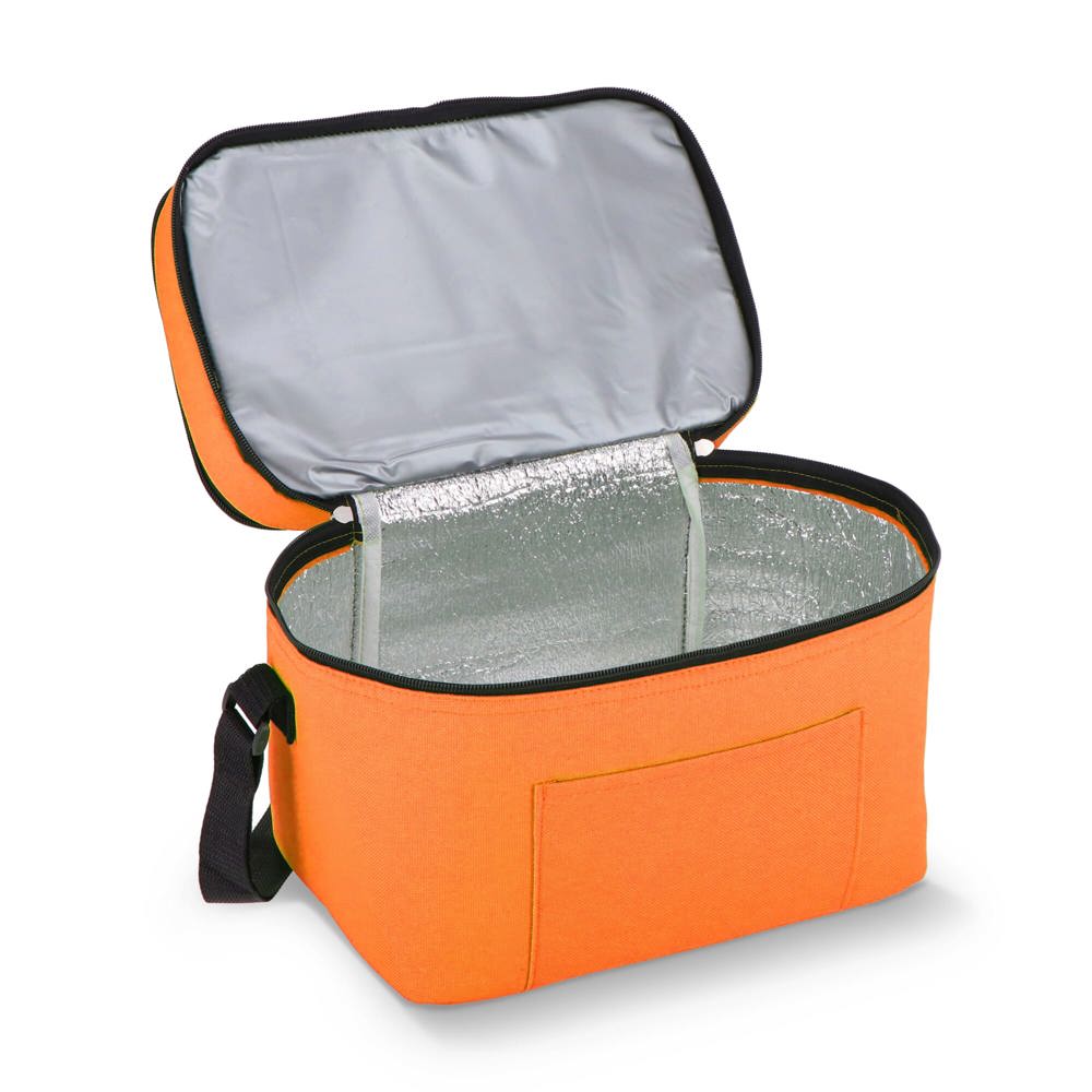 R-PET 600D koeltas met dubbele compartimenten, 30 x 20 x 24 cm, 12L
