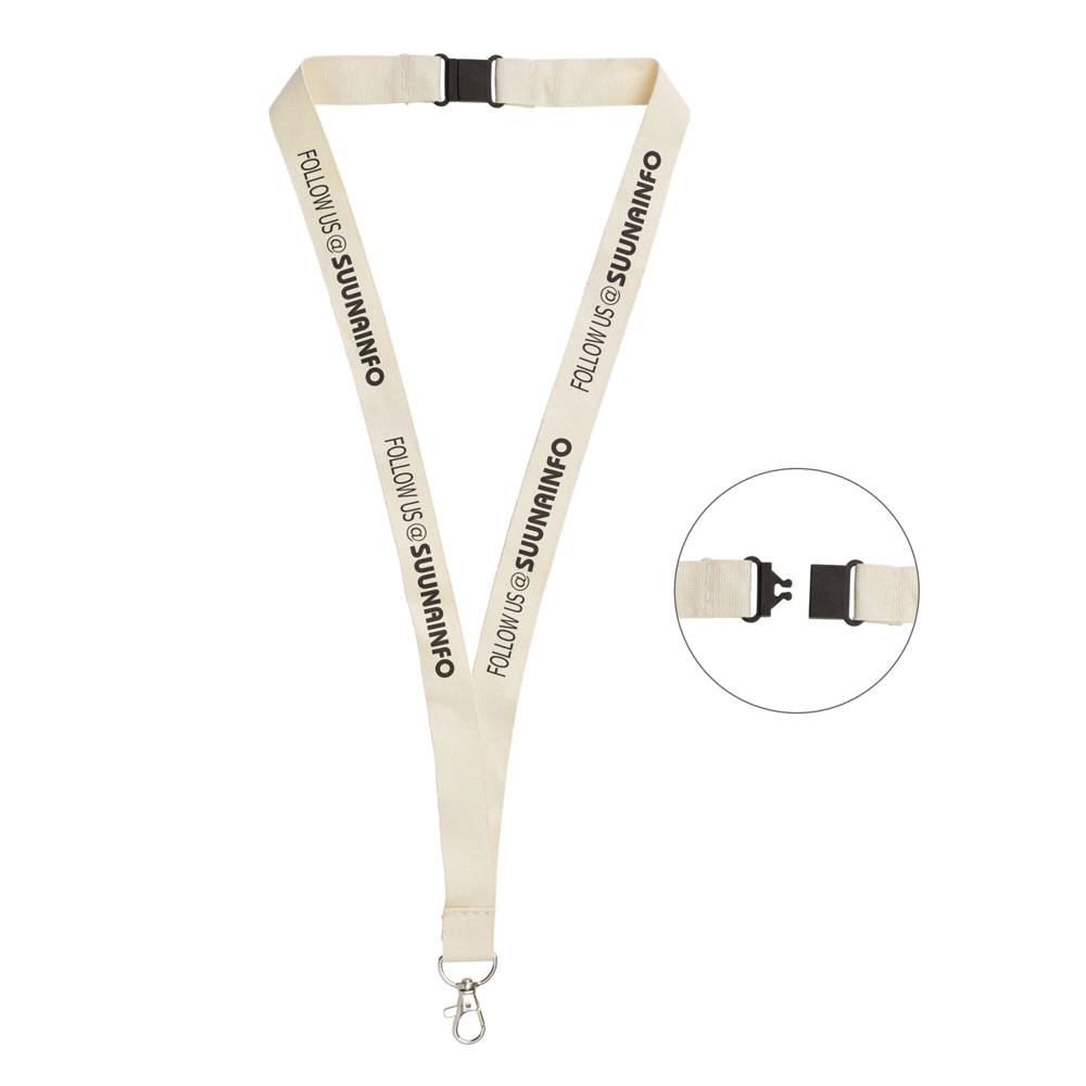 Lanyard organisch katoen