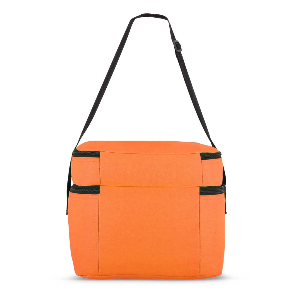 R-PET 600D koeltas met dubbele compartimenten, 30 x 20 x 24 cm, 12L