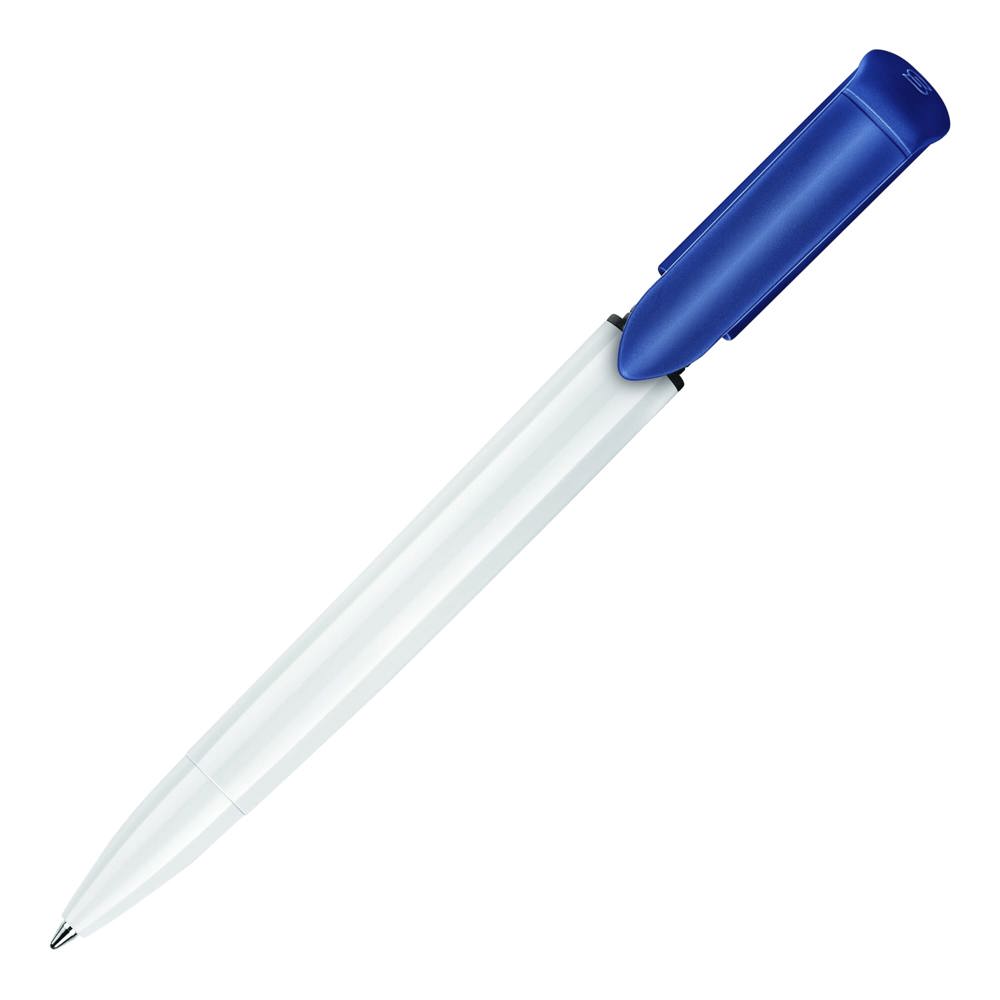 Balpen S40 Colour hardcolour - Wit / Donkerblauw