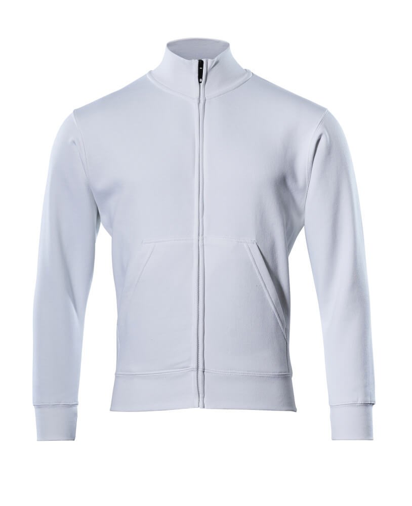 Sweatshirt met rits - Wit
