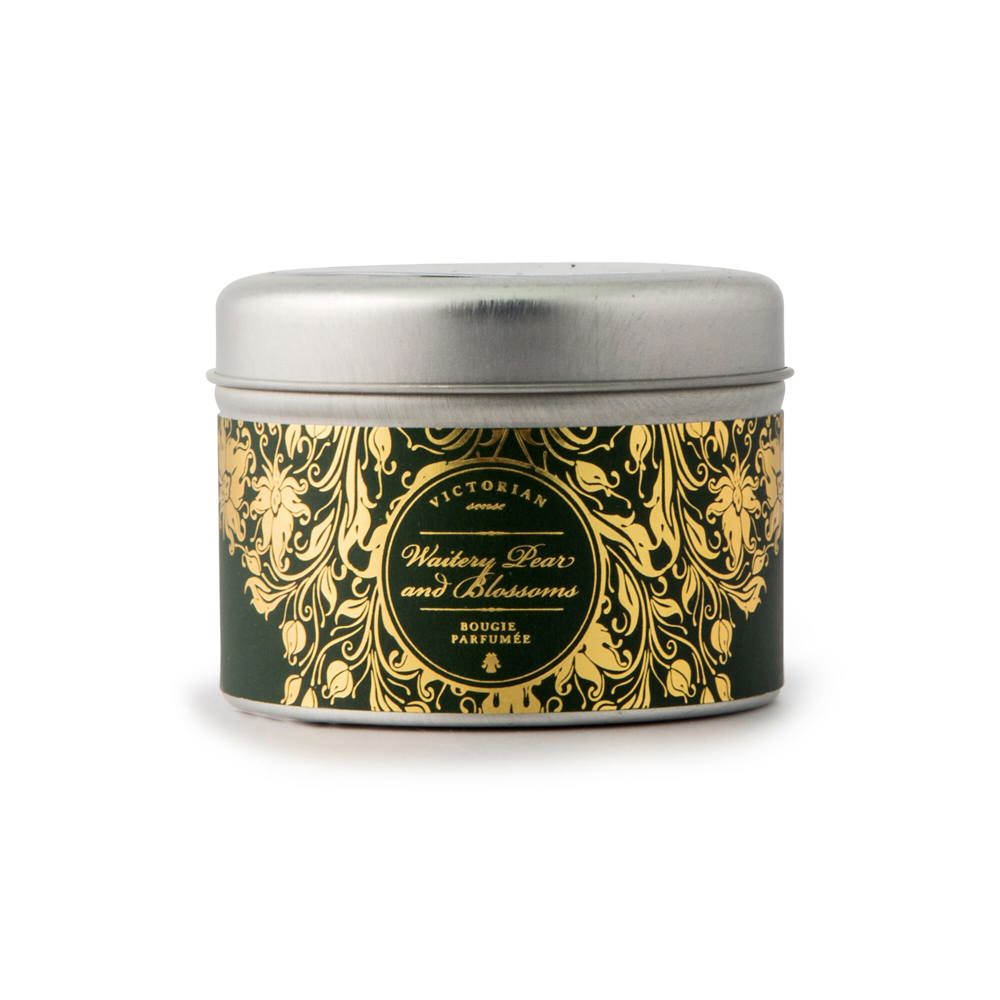 Victorian Sense Tinbox Waitery Pear &amp; Blossoms geurkaars