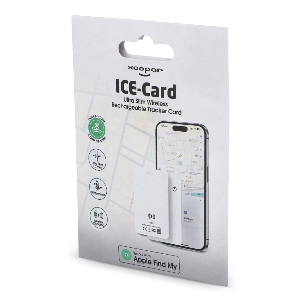 Xoopar ICE-Card Ultradune Tracker Kaart oplaadbaar