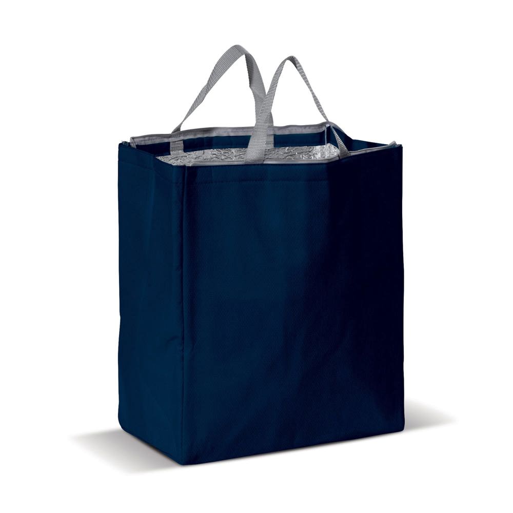 Koeltas non-woven 32.5 x 19.5 x 39 cm, 100 g/m² - Donkerblauw