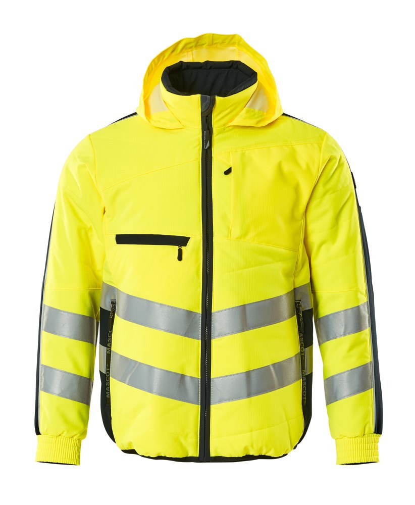 Jas - hi-vis geel/donkermarine