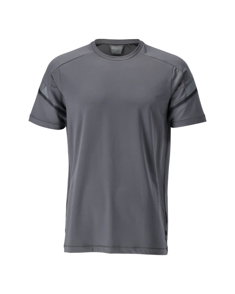 T-shirt, met korte mouwen - steengrijs
