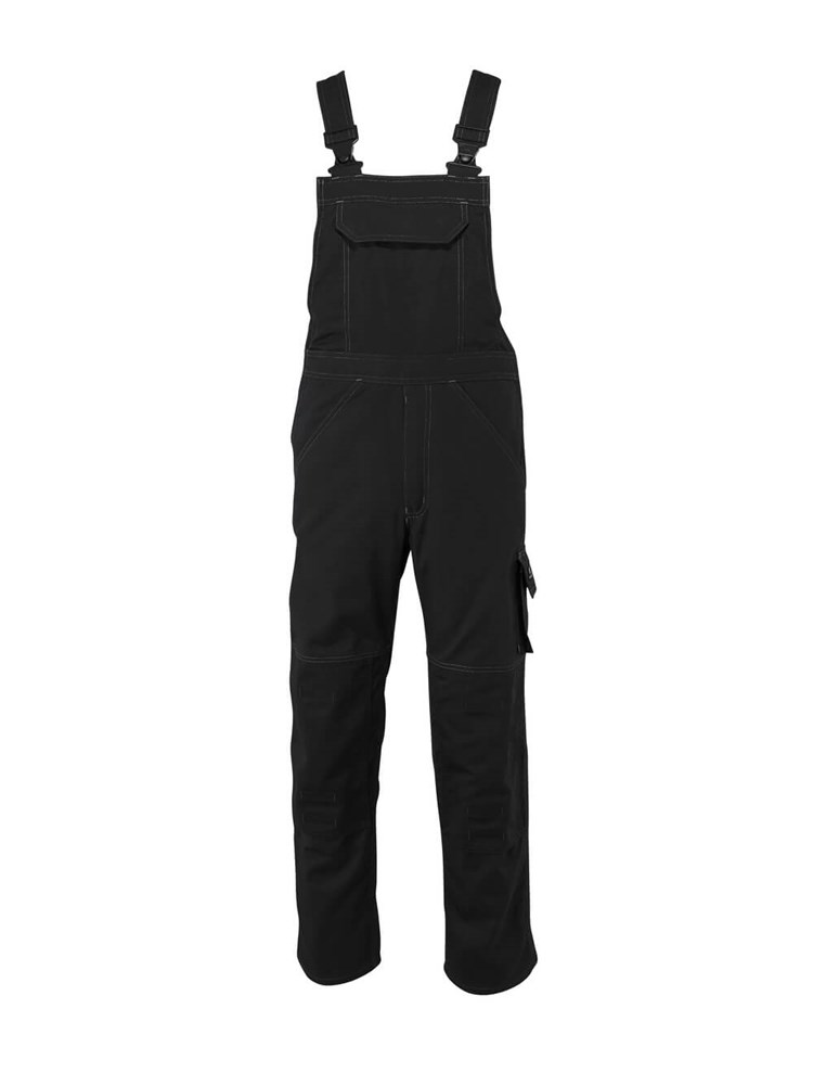Amerikaanse overall met kniezakken - Zwart